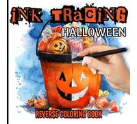 Ink Tracing Halloween: 35 Fun and Spooky Scenes to Trace with a Black Pen - Pumpkins, Ghosts, Witches, and More!