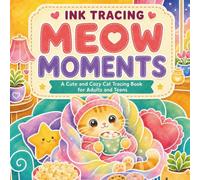 Ink Tracing Meow Moments: An Ink Tracing Reverse Coloring Book of Cute and Cozy Cats for Girls, Teens, Adults, and Cat Lovers for Mindfulness and Relaxation