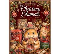 Ink Tracing Reverse Coloring Book: Cozy Christmas animal: Trace the White Lines to Reveal the beauty of Christmas: White Line Art Ink Tracing Painting ... Line Art Ink Tracing Reverse Coloring Book