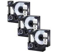 Ink Trader DYMO 160 Label Tape Replacement Compatible for for Dymo D1 Tape Cartridge 12mm x 7m Black on White D1 A45013 Tape Cassette for Dymo Label Manager 160 LabelWriter Duo 3M, 3 Cartridges