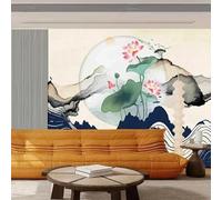 Ink Wash Landscape Lotus Flowers Lotus Leaves Flying Birds 3D Wallpaper Luxury Home Dining Decor Paste Sofa Living Room The Wall for Bedroom Mural-300cm×210cm