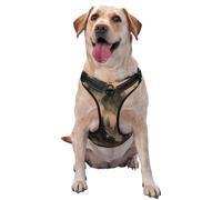 Ink Wash Painting Dog Harness For Small, Medium, And Large Dogs â€“ Reflective Straps, Adjustable Fit With Quick-Release Buckles