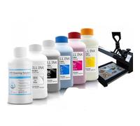 Ink With Cleaning Powder 250ML X 6 DTF Compatible With Direct Transfer Film Printing For Various Models Including L1800 L805 XP600 TX800 XP15000 1390 7880 7890