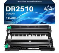 INK4U DR2510 Drum Unit Compatible with Brother DR-2510 Drum for DCP-L2620DW HL-L2400DWE HL-L2865DW MFC-L2800DW MFC-L2827DW MFC-L2835DW MFC-L2860DW MFC-L2860DWE MFC-L2960DW MFC-L2980DW