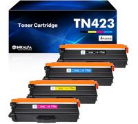 inkalfa TN423 MFC-L8690CDW Toner Compatible with Brother TN-423 TN421 MFC L8690CDW HL-L8260CDW DCP-L8410CDW HL-L8360CDW MFC-L8900CDW TN-423BK TN423C TN423Y TN423M Cyan Cyan Yellow Magenta, 4-pack)