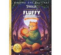 Inkalia Fluffy Hygge Friends: Halloween Edition | Cozy Spooky Coloring Book for Adults: Spooky Bold and Easy Ink Tracing | Hygge Fall Coloring | Stress Relief Activity Book for Adults