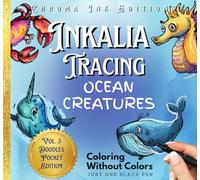 Inkalia Under the Sea Doodles: Tiny Ocean Animals to Draw & Relax: A Pocket Doodle Sketchbook with Whimsical Sea Creatures, Calming Patterns & ... Black Pen (Inkalia Doodles Pocket Edition)
