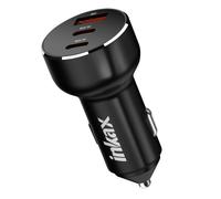 Inkax Cigar Lighter power supply 78W Dual USB-C + USB Compact Quick Charge