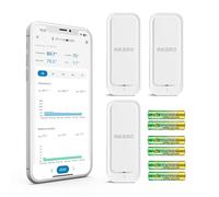 INKBIRD Bluetooth Thermometer Hygrometer, ITH-11-B Temperature and Humidity Monitor with APP Control, Multiple Alarms, Data Export for Reptile Room Greenhouse