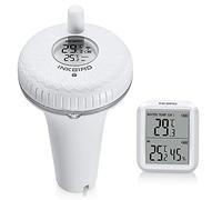 Inkbird IBS-P01R Wireless Floating Pool Thermometer, Water Temperature Thermometer, Indoor Monitor Outdoor Pool Thermometer for Swimming Pool Whirlpool Spas Hot Tub Bath