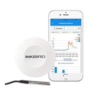 Inkbird IBS-TH1 Temperature Data Logger Recorder Bluetooth Thermometer Hygrometer Wireless Temperature Humidity Monitor for Incubator Reptile Vivarium Greenhouse