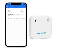 Inkbird IBS-TH2 Wireless Thermometer Bluetooth Temperature Sensor with Calibration Support Data Export and Alerts for Refrigerators Freezers Baby Room Greenhouse Brewing- Without Humidity