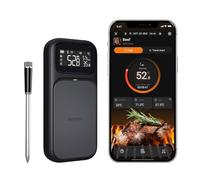 INKBIRD INT-31-BW Wireless Meat Thermometer, WiFi & Bluetooth Multi-Sensing Temperature Probe, Meat Thermometer Probe,NIST Approved Accuracy,Temp Alarms with Cooking Time Estimator