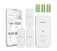 Inkbird ITH-11-B Temperature Sensor, Humidity Sensor with IBS-M2S-B Bluetooth Gateway, Indoor & Outdoor Temperature and Humidity Recorder, Remote Monitoring APP, Data Storage