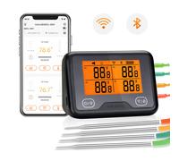 Inkbird Remote Wifi Food Thermometer IBBQ-4T BBQ Meat Cooking Kitchen Tool CF UK