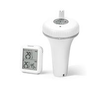 Inkbird Wireless Floating Pool Thermometer, IBS-P01R Water Temperature Thermometer with Indoor Monitor for Swimming Pools, Hot Tubs, Spas, Bath