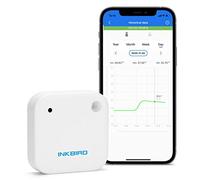 Inkbird Wireless Thermometer Hygrometer Bluetooth Humidity Temperature Sensor Data Logger with Waterproof & Cold Resistance for Greenhouse Reptile, Baby Room, Fridge