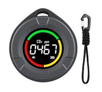 INKBIRDPLUS Portable CO2 Detector, Air Quality Monitor with LCD Display, Rechargeable Battery, carbon dioxide Alarm for Home, Office, Travel Camping