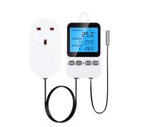 INKBIRDPLUS Thermostat Plug Socket, Temperature Controller Outlet for Heater with 8.8 Ft Power Cord, Digital Thermostat Outlet Plug for Reptile, Aquarium, Incubation, Lizard, Vivarium