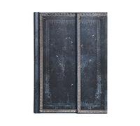 Inkblot (Old Leather Collection) Midi Lined Journal: Hardcover, 120 gsm, ribbon marker, memento pouch, wrap closure