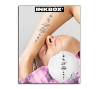 Inkbox Temporary Tattoos, Semi-Permanent Tattoo, One Premium Easy Long Lasting, Waterproof Temp Tattoo with For Now Ink - Lasts 1-2 Weeks, Outer Space Tattoo, 7 x 2 in, Star System