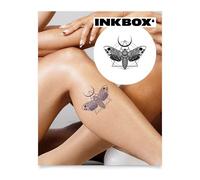 Inkbox Temporary Tattoos, Semi-Permanent Tattoo, One Premium Easy Long Lasting, Waterproof Temp Tattoo with For Now Ink - Lasts 1-2 Weeks, Soaring Demise, 4 x 4 in