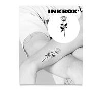Inkbox Temporary Tattoos, Semi-Permanent Tattoo, One Premium Easy Long Lasting, Waterproof Temp Tattoo with For Now Ink - Lasts 1-2 Weeks, Rebel Rose, 5 x 2 in