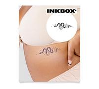 Inkbox Temporary Tattoos, Semi-Permanent Tattoo, One Premium Easy Long Lasting, Waterproof Temp Tattoo with For Now Ink - Lasts 1-2 Weeks, Cosmic Serpent, 6 x 3 in