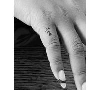 Inkbox Temporary Tattoos, Semi-Permanent Tattoo, One Premium Easy Long Lasting, Waterproof Temp Tattoo with For Now Ink - Lasts 1-2 Weeks, Rosinha, 1 x 1 in