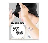Inkbox Temporary Tattoos, Semi-Permanent Tattoo, One Premium Easy Long Lasting, Waterproof Temp Tattoo with For Now Ink - Lasts 1-2 Weeks, All Day, 3 x 3 in