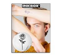 Inkbox Temporary Tattoos, Semi-Permanent Tattoo, One Premium Easy Long Lasting, Waterproof Temp Tattoo with For Now Ink - Lasts 1-2 Weeks, Maybe Just One, 3x3in
