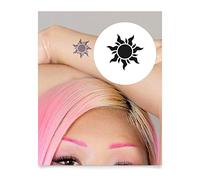 Inkbox Temporary Tattoos, Semi-Permanent Tattoo, One Premium Easy Long Lasting, Waterproof Temp Tattoo with For Now Ink - Lasts 1-2 Weeks, Gleam n Glow, 2 x 2 in