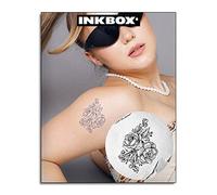 Inkbox Temporary Tattoos, Semi-Permanent Tattoo, One Premium Easy Long Lasting, Waterproof Temp Tattoo with For Now Ink - Lasts 1-2 Weeks, Flala, 4x4in
