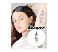 Inkbox Temporary Tattoos, Semi-Permanent Tattoo, One Premium Easy Long Lasting, Waterproof Temp Tattoo with For Now Ink - Lasts 1-2 Weeks, Pavan, 5 x 2 in
