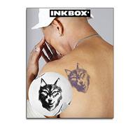 Inkbox Temporary Tattoos, Semi-Permanent Tattoo, One Premium Easy Long Lasting, Waterproof Temp Tattoo with For Now Ink - Lasts 1-2 Weeks, Wolf Tattoo, 4 x 4 in, Asher