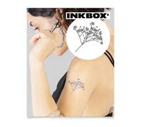 Inkbox Temporary Tattoos, Semi-Permanent Tattoo, One Premium Easy Long Lasting, Waterproof Temp Tattoo with For Now Ink - Lasts 1-2 Weeks, Fragile, 3 x 3 in