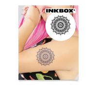Inkbox Temporary Tattoos, Semi-Permanent Tattoo, One Premium Easy Long Lasting, Waterproof Temp Tattoo with For Now Ink - Lasts 1-2 Weeks, I Am Cancer, 4 x 4 in