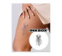 Inkbox Temporary Tattoos, Semi-Permanent Tattoo, One Premium Easy Long Lasting, Waterproof Temp Tattoo with For Now Ink - Lasts 1-2 Weeks, Echoes, 6 x 3 in