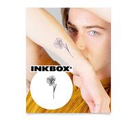 Inkbox Temporary Tattoos, Semi-Permanent Tattoo, One Premium Easy Long Lasting, Waterproof Temp Tattoo with For Now Ink - Lasts 1-2 Weeks, Grandiloquent, 5 x 2 in