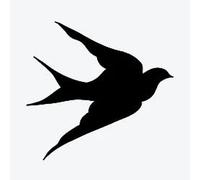 Inkbox Temporary Tattoos, Semi-Permanent Tattoo, One Premium Easy Long Lasting, Waterproof Temp Tattoo with For Now Ink - Lasts 1-2 Weeks, Bird Tattoo, Skyward, 1 x 1 in