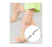 Inkbox Temporary Tattoos, Semi-Permanent Tattoo, One Premium Easy Long Lasting, Waterproof Temp Tattoo with For Now Ink - Lasts 1-2 Weeks, Sustain, 2 x 2 in