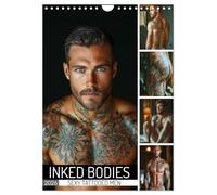 Inked Bodies - Sexy Tattooed Men (Wall Calendar 2026 DIN A4 portrait), CALVENDO 12 Month Wall Calendar: Discover the beauty of tattooed men with ... intricate tattoos, perfect for art lovers