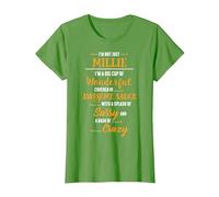 Inked Creation Millie Big Cup of Awesome Sassy Classy Crazy T-Shirt, Women, Grass Green, X-Small