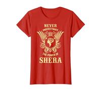 Inked Creation - Never Underestimate The Power of Shera T-Shirt, Women, Red, 3X-Large