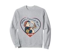 Inked Empowered Girl Power Vintage Art Sweatshirt