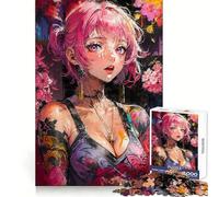 Inked Enigma Jigsaw for Teenagers1000 Pieces Cognitive Boost Nice Thick Family Bond Santa Surprise (50x75cm)