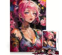 Inked Enigma Jigsaws 1000 Pieces for Adults Brain Exercise Snug Edge Real Challenge Art Display (38x52cm)