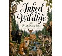 Inked Wildlife: Forest Dreams Edition: A Simple Adult Coloring Book