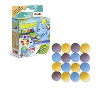 INKEE Bath Drops - Colour Changing bathbombs for Kids, Colour Change Bubble Bath for Colours Learning Pink, Yellow, Blue, 16 x 3 g - Learn Colour Combinations for 3+ Kids