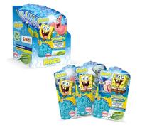INKEE - Bubble Bath Liquid Sponge Bob Set of 15 | Bath Additive Children, Blue Squarepants Bubble Bath Children with Almond Oil and Pineapple Fragrance, 15 x 40 g